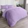 OHS Seersucker Duvet Cover Purple (200x135cm)