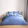 OHS Marble Print Set Double - Dark Navy Duvet (200x200cm)