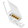Swiixxer Utomhus Gigabit PoE Extender 3 Port Repeater 1000 Mbps