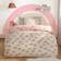 OHS Flowers And Rainbows Set Duvet Cover White, Pink (198x137cm)