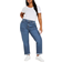Yours Boyfriendjeans Für Damen - Mittelblau