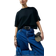 ASOS Svart t-shirt kort boxig design-Svart/a