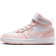 Nike Court Borough Mid 2 Preschool Girls' Shoes - White/Echo Pink
