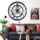 extra large numerals skeleton big Wall Clock 60cm