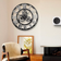 extra large numerals skeleton big Wall Clock 60cm