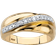 PalmBeach Men's Platinum or 18k Yellow Gold Plated Sterling Silver Diamond Wedding Band Ring (1/10 cttw, Color, I3 Clarity)
