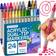 Artistro 24 Colors Acrylic Paint Pens Dual Tip 1mm Dot 5mm