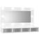 vidaXL Peilikaappi LED-valoilla Korkeakiilto 90 x 31,5 x 62 cm
