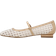 Franco Sarto Tinsley Mary Jane Flat Shoes - Ivory White