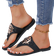 Shein Women BlackPink Embroidered Flat Sandals Flip Flops With Round Buckle Toe Ring And SlipResistant Sole Suitable For Indoor And Outdoor Wear