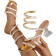 Shein Womens Rhinestone And Pearl Decorated Sexy Square Toe High Heels Sandals With Snake Design And Wraparound Strap Perfect For Summer Parties