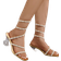 Shein Womens Rhinestone And Pearl Decorated Sexy Square Toe High Heels Sandals With Snake Design And Wraparound Strap Perfect For Summer Parties