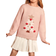 Shein Young Girls Casual Christmas Tree Pattern Knitted Sweater With Pompom Decor Long Sleeve Crew Neck Pullover Soft Material Suitable For Daily Outdoor Tr