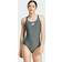 adidas Badedragt 3 Bar Logo Swimsuit - Mudderfarvet/Hvid