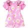 Shein pcsSet Baby Girls Cute Short Sleeve Romper Suspender Pants Set Summer