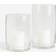 H&M Large Glass Candle - White Lantern 20cm