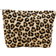 Shein 1pc Leopard Print Zippered Makeup Bag