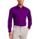 Alfani Slim-Fit Solid Dress Shirt - Purple Heart