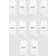 Frank Dandy 10-Pack Organic Cotton Crew Sock - White