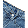 Shein Shein Tween Girls Summer Boho Hem Wrapped Denim Mini Skort - Light Wash