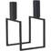 Audo Copenhagen Line Sort Lysestage 10cm