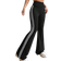 Shein Big Girls American Style Casual Striped Green Pants