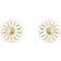 Georg Jensen Daisy Earrings - Gold/Hvid Emalje