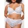 Ann Summers Fuller Bust Sexy Lace Non Padded Plunge Bra - White
