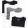 Jack & Jones 5-Pack Enfärgat Rundringning T-shirt Vit