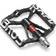 Hpa Aluminiumlegering MTB Plattform Cykelpedalset Svart