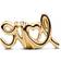 Pandora Handwritten Love Charm - 14k Gold Plating