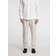 Selected Homme Straight Fit Linen Blend Trouser - White