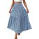 Shein Casual Floral Elastic Waist Mini Skirt