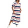 Shein Plus VNeck Striped ColorBlock Loose Casual Elegant Mini Dress