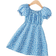Shein Young Girl Summer Country Style Floral Dress Fresh Princess Dress For Outdoor Activities