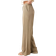 ASOS DESIGN Kakifärgade Linnebyxor Med Raka Ben Och Avslappnad Passform - Grön/A