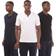 Jack & Jones Men's 3 Pack Slim Fit Polo Shirts Black/White/Navy