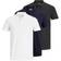 Jack & Jones Men's 3 Pack Slim Fit Polo Shirts Black/White/Navy