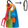 Fiskars MyFirst 1062472 Children's Handheld Tool, Trowel, Plant Fork, Brush and Trowel Without Handle, Fibreglass Reinforced Plastic, Green/Red/Blue/Orange, 1062472