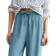 New Look Krinklade Byxor Med Vida Ben - Mellanblå