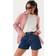 Pieces Denim Shorts - Medium Blue Denim