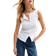 New Look Tanktop Med Knapper - Hvid
