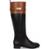 Giani Bernini Taharahh Memory Foam Knee High Riding Boots - Black/Brown Smooth