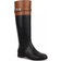 Giani Bernini Taharahh Memory Foam Knee High Riding Boots - Black/Brown Smooth