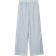 Bershka Housut - Marine/Valkoinen