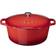 Sabor Gjutjärnsgryta 6.7 L Röd med lock 6.7 L 28 cm
