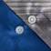 OHS Abstract Zigzag Set Navy/Grey Multi Duvet Cover Blue, Grey (230x220cm)