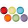 Le Creuset Rainbow Multicolor Flat tallrik 27cm 6st