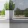 vidaXL Voile Vorhänge mit Lasche 2 Stk Schwarz 140x140cm