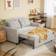 Ebern Designs 45.27" Linen Bed Linen 22.4 Sofa 52.4" 2 Seater